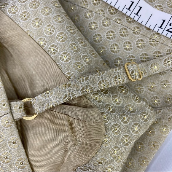 cach'e beautiful gold sparkling cropped top, 6 - Picture 6 of 13